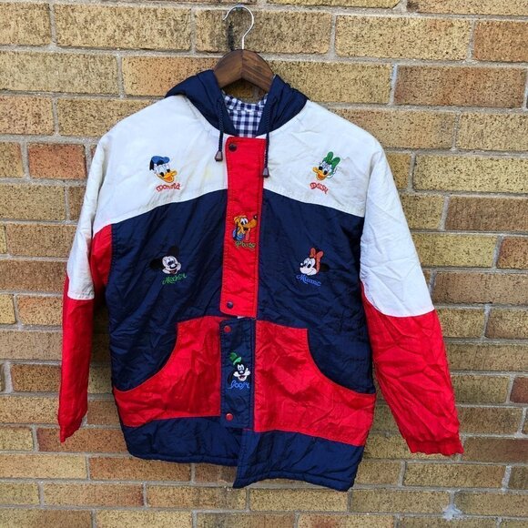 Vintage Hello Kitty X Disney Mickey Mouse Embroidered Reversible Jacket - Picture 11 of 16